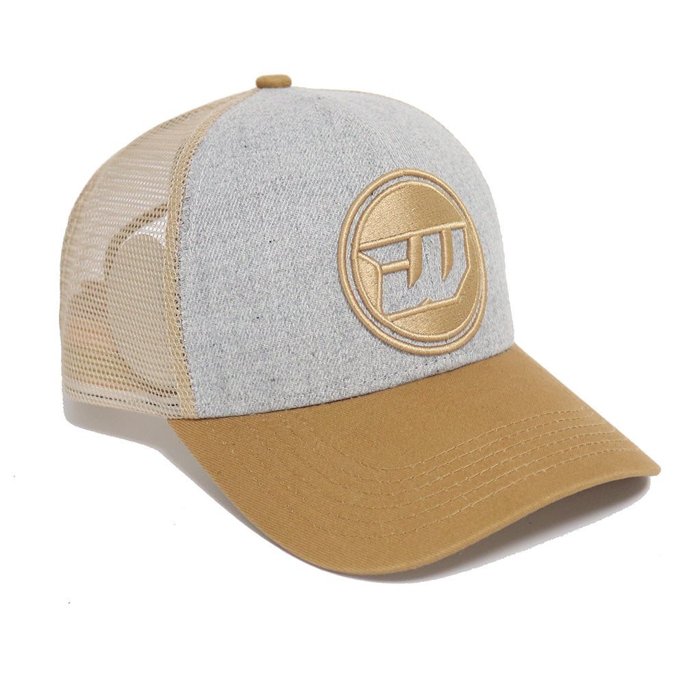 Trucker Cap - Grey/Gold