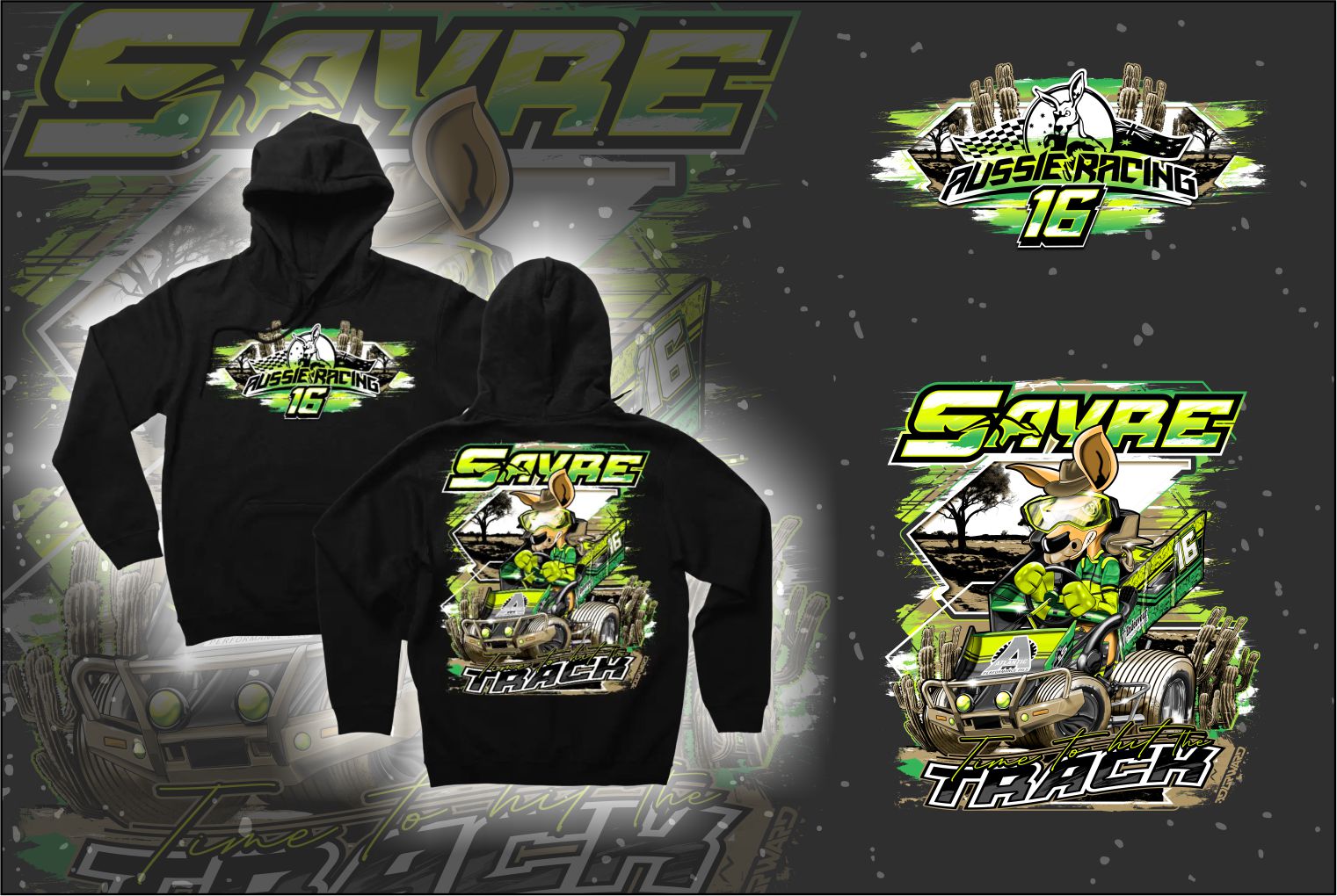Outback Wheelin Hoodie - Adults