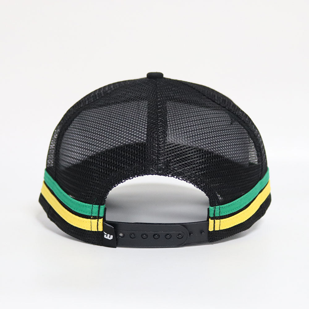 Trucker Cap - Black/Green&Yellow
