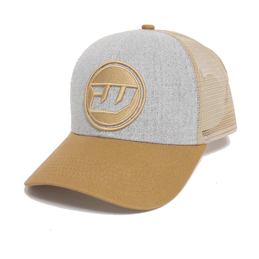 Trucker Cap - Grey/Gold
