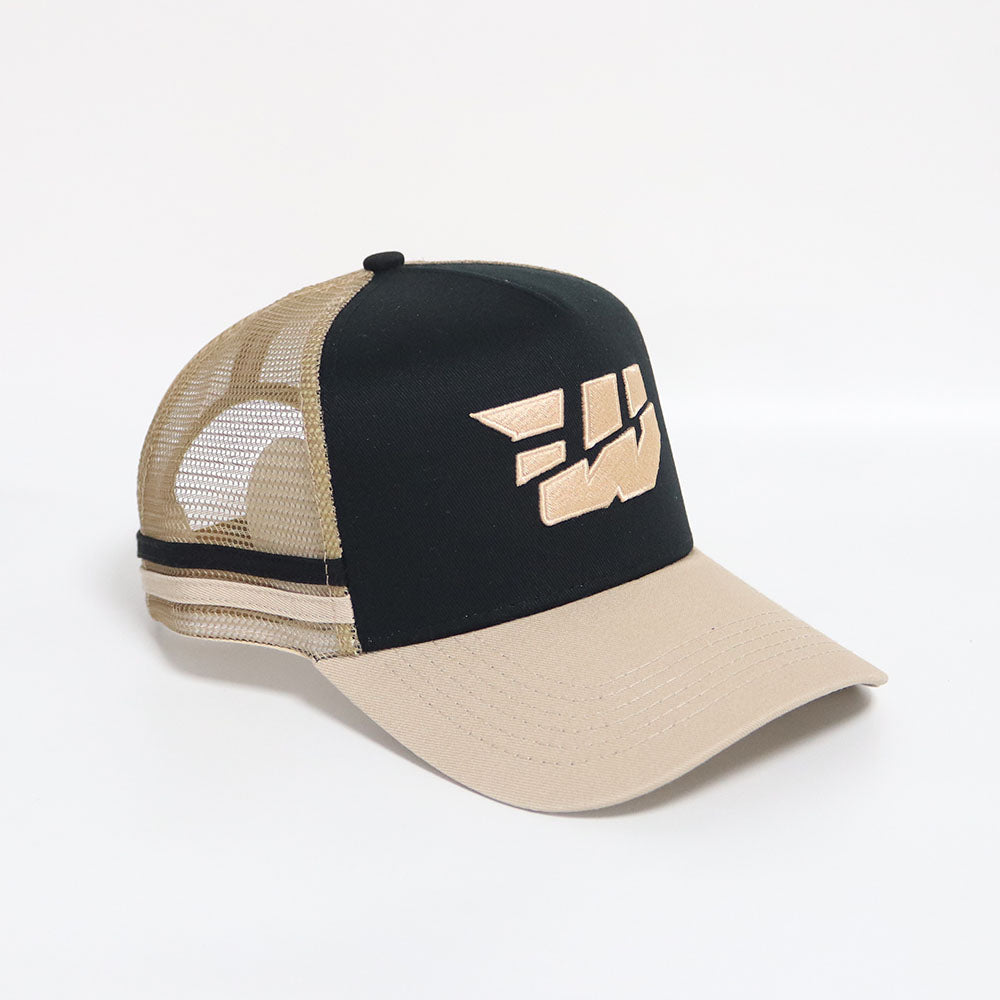 Trucker Cap - Black/Tan