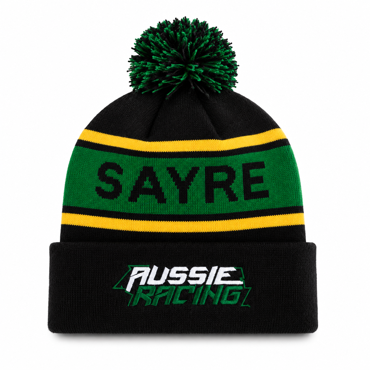 Aussie Racing 20th Anniversary Pom Pom Beanie
