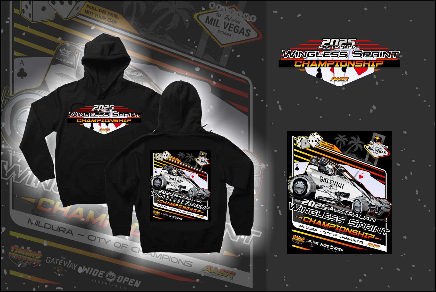 2025 Australian Wingless Title Hoodie - Kids