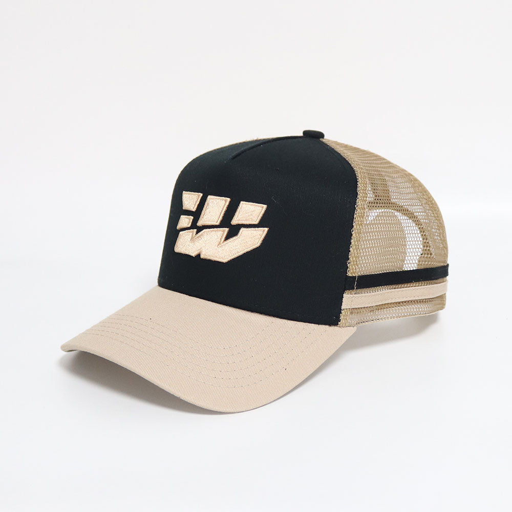 Trucker Cap - Black/Tan