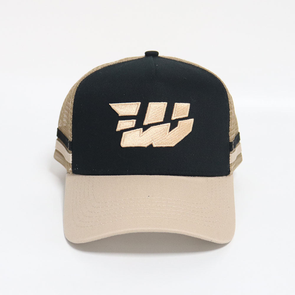 Trucker Cap - Black/Tan
