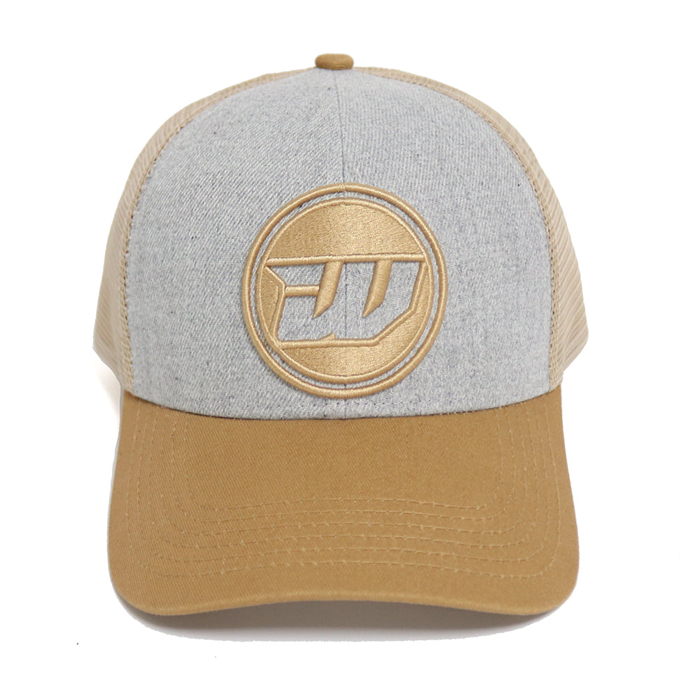 Trucker Cap - Grey/Gold