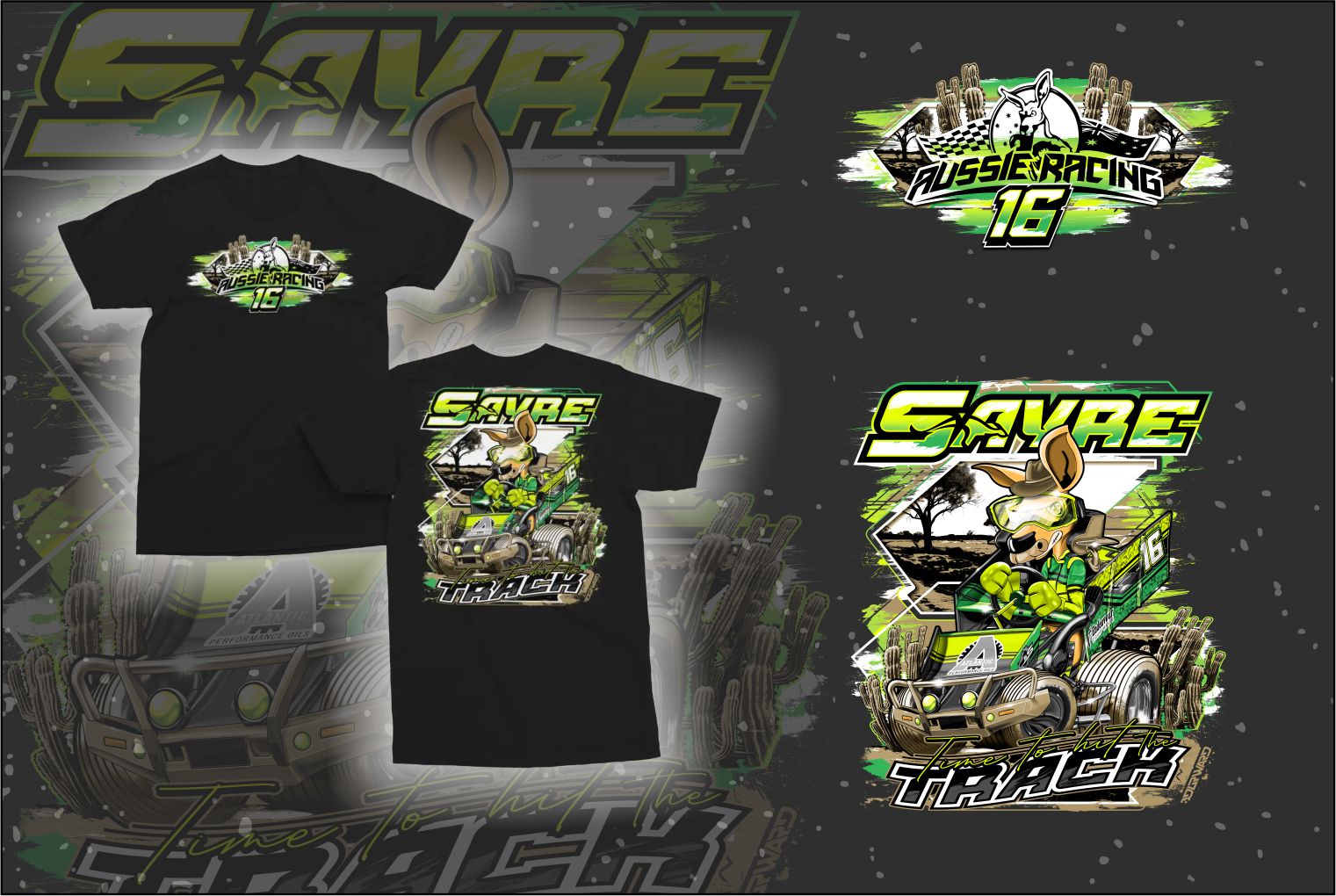 Outback Wheelin Tee - Adults